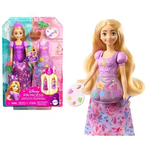 Comparateur de prix : Mattel Princesses Disney-Poupée Raiponce Pique-Nique Et Art-Coffret - 3 Ans+- Jbg09