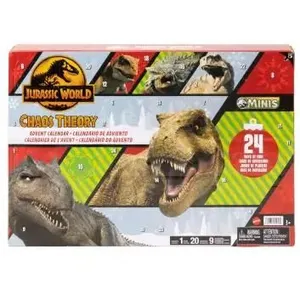 Mattel Jurassic World : la Théorie du chaos-Calendrier de l’avent 24 jours JBG37 pas cher