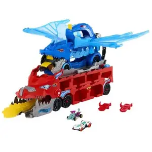 Comparateur de prix : Hot wheels ultimate dual dragon transporter
