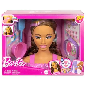 Barbie TETE A COIFFER BRUNE pas cher