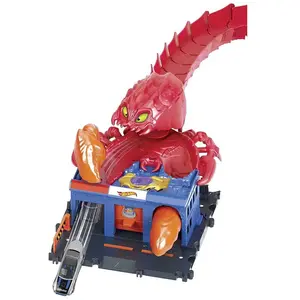 Hot Wheels Coffret Piste D´attaque Flexible City Scorpion Et Voiture pas cher