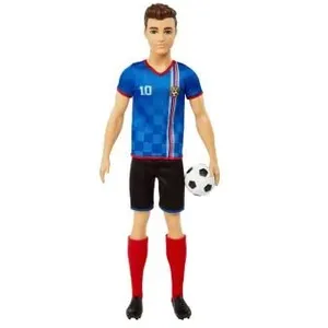 Barbie Ken Footballeur - Poupée Mannequin - Dès 3 ans pas cher