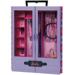 Comparateur de prix : Mattel Barbie-Le Dressing De Rêve De Barbie-Coffret Poupée Et Accessoires