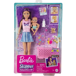 Comparateur de prix : Barbie - Skipper Baby-Sitter - Coffret - Poupée Mannequin - 3 ans et +