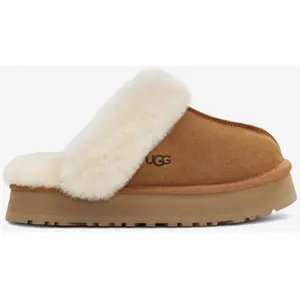 UGG Disquette Femme Sandals Pantoufle Châtaigne - 40