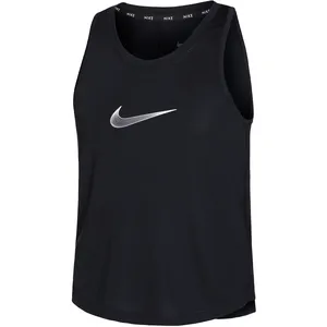 Nike Girl's Shirt G NK DF One Tank Gx, Black/White, DH5215-010, XS