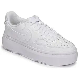 Comparateur de prix : Nike Nike Court Vision Baskets Basses Femme Blanc - 37 1/2