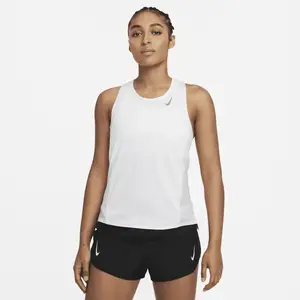Haut de running Nike Dri-FIT Race pour Femme - Blanc XL (FR 50-52) DD5...Vendu paramazon