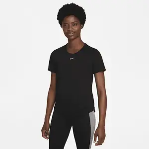 Nike W NK One DF SS STD Top Shirt Women's, Black/White, XS