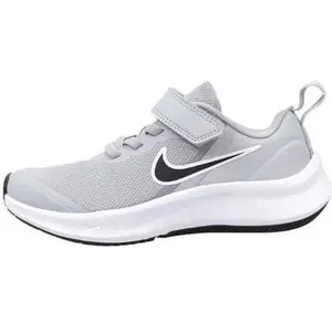 Nike Star Runner 3 Little Kids' Shoes, Lt Smoke Grey/Black-Smoke Grey, 28 EU pas cher