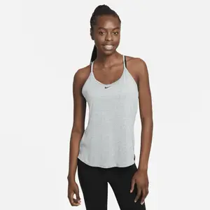 Débardeur coupe standard Nike Dri-FIT One Elastika pour Femme - Gris S (FR 38-40) DD4941-073 pas cher