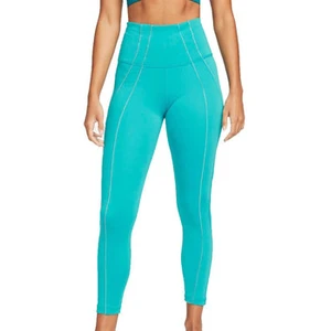 Comparateur de prix : Nike Legging Turquoise Femme 7/8 Lurex bleu XS