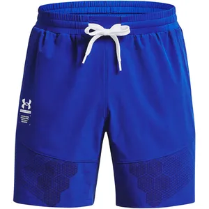 Under Armour Print Woven Shorts Hommes - Bleu, Taille XXL pas cher