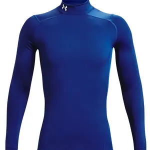 Under Armour Coldgear Compression Mock bleu M pas cher