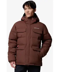 Comparateur de prix : Veste à capuche Columbia Landroamer Puffer marron - S