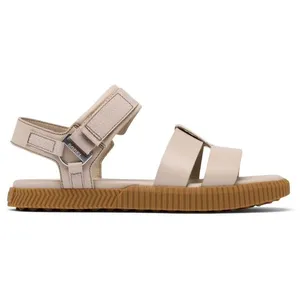 ONA AVE ANKLE STRAP FLAT SANDAL par Sorel Gris 39 Femme