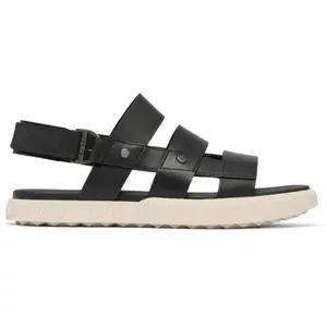 Sorel Ona Ave  Slingback Flat Sandal - Sandales femme Black / Black 41