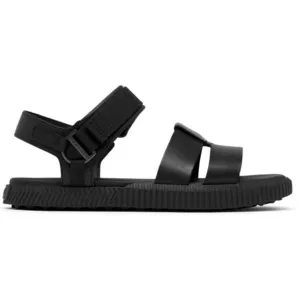 ONA AVE ANKLE STRAP FLAT SANDAL par Sorel Noir 38 Femme