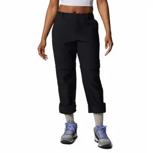 Columbia - Women's Leslie Falls Convertible Pant - Pantalon de trekking taille 14 - Short, noir