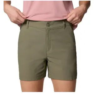 Columbia Leslie Falls Short II - Short randonnée femme Stone Green US 12 - Entrejambe 5" pas cher