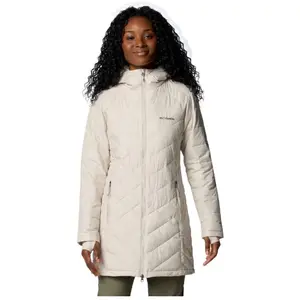 Comparateur de prix : Columbia Heavenly Long Hooded Jacket - Parka femme Dark Stone XS