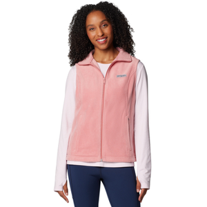 Columbia Benton Springs Fleece Vest rose L pas cher