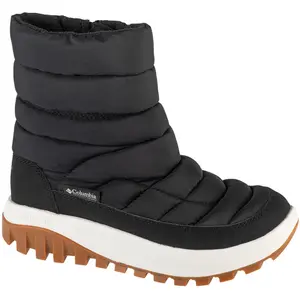 Columbia Snowtrot Mid - Bottes de neige femme Black / Sea Salt 39.5 pas cher