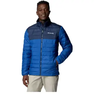Comparateur de prix : Columbia Powder Lite II Jacket - Doudoune homme Mountain Blue / Collegiate Navy M