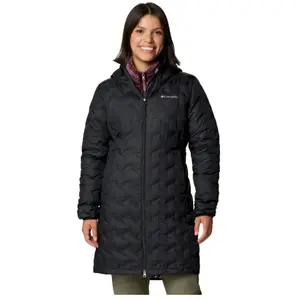 Comparateur de prix : Veste à capuche Columbia Delta Ridge II Long Down noir femme - M