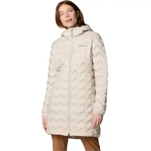 Comparateur de prix : Columbia Delta Ridge 2 Long Down Jacket Doudoune Bouffante, Pierre foncée, S Femme