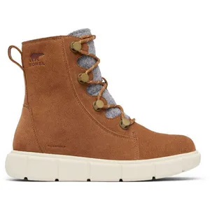 Sorel Explorer III Joan WP - Bottes de neige femme Velvet Tan / Chalk 38 pas cher