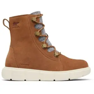 Sorel Explorer III Joan WP - Bottes de neige femme Velvet Tan / Chalk 41.5 pas cher