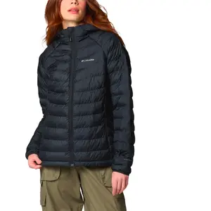 Comparateur de prix : Columbia Powder Lite II Hooded Jacket - Doudoune femme Black S
