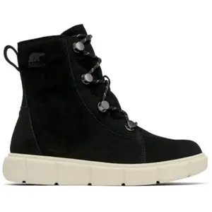 Comparateur de prix : Sorel Explorer  III Joan WP - Bottes de neige femme Black / Chalk 37