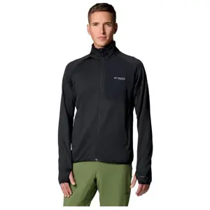 Comparateur de prix : Polaire Columbia Triple Canyon Grid Fleece Full Zip II noir - S