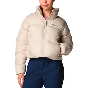 Comparateur de prix : Columbia Puffect II Cropped Jacket - Doudoune femme Dark Stone L