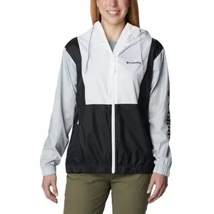 Columbia Lily Basin Jacket - Veste imperméable femme White / Cirrus Grey / Black XS pas cher