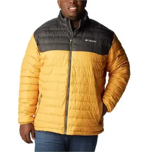 Doudoune columbia powder lite jaune noir
