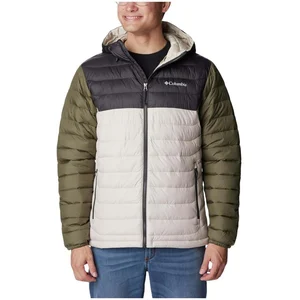 Doudoune a capuche columbia powder lite khaki beige pas cher