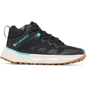Columbia Femme Facet 75 Mid Outdry Chaussure de randonnée, Black/Bright Aqua, 36.5 EU pas cher