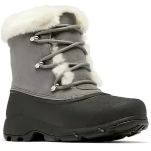 Botte d'hiver SOREL SNOW ANGEL (Quarry, Black) Femme pas cher