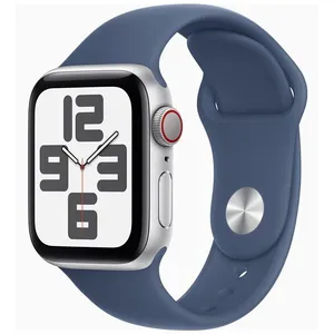 Montre connectée APPLE WATCH SE 40mm Argent/Denim M/L Cellular TU