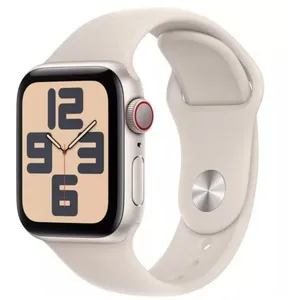Montre connectée APPLE WATCH SE 40mm Lumière Stellaire S/M Cellular TU pas cher