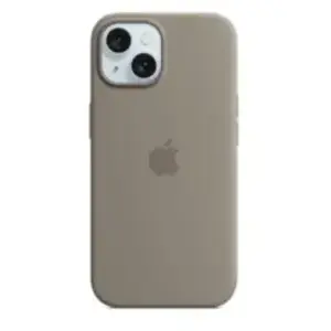 Comparateur de prix : Apple Coque en silicone avec MagSafe pour iPhone 15 Argile