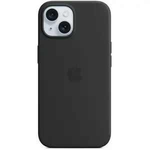Comparateur de prix : Apple Coque en silicone avec MagSafe pour iPhone 15 Noir