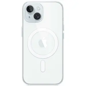 Comparateur de prix : Apple Coque en silicone avec MagSafe pour iPhone 15 Transparente