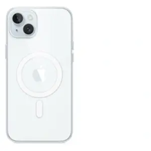 Comparateur de prix : Apple Coque en silicone avec MagSafe pour iPhone 15 Plus Transparent