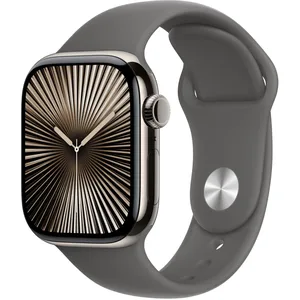 Comparateur de prix : Montre connectée APPLE WATCH Serie 10 42mm Titane Naturel M/L Cell TU