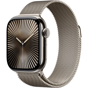 Comparateur de prix : Montre connectée APPLE WATCH Serie 10 42mm Titane Naturel Loop Cell