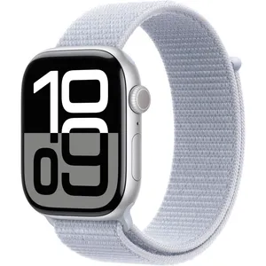 Montre connectée APPLE WATCH Serie 10 42mm Alu/Argent Loop TU pas cher